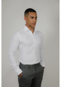 706 CAMISA VESTIR DOBBY